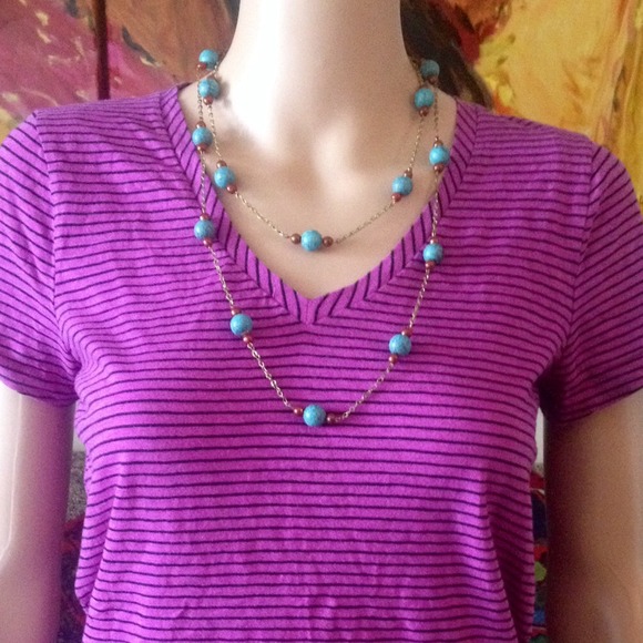 ❌SOLD❌ Vintage Turquoise Necklace - Picture 3 of 3