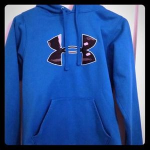 Blue under armour hoodie