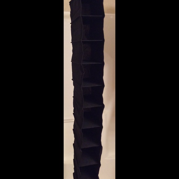 BLlack shoe closet organizer, closetmaid.