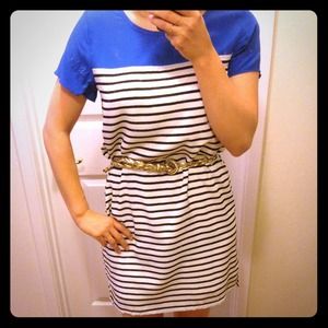 Joie Striped Silk Dress