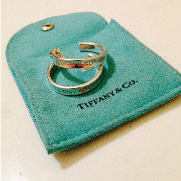 Tiffany & Co 1837 hoop earrings sterling
