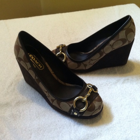 Coach wedge heel