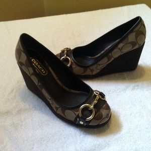 Coach wedge heel
