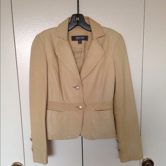 Kenneth Cole reaction leather jacket XS