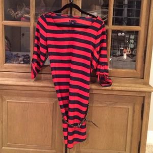 Nautical shirt dress