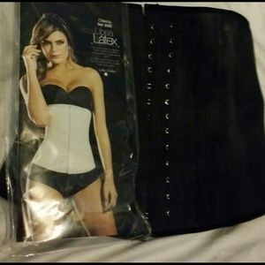 Latex waist cincher