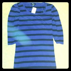 Blue&black stripped dress