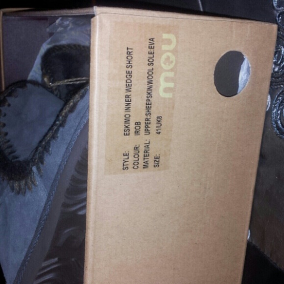MOU DESIGNER ESKIMO BOOTS INNER WEDGE SIZE 41 - Picture 3 of 4