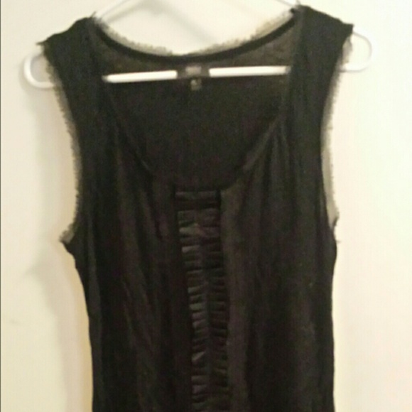 Black tank top