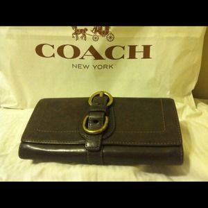 Authentic Coach Wallet, Used