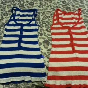 Two stripes tanks