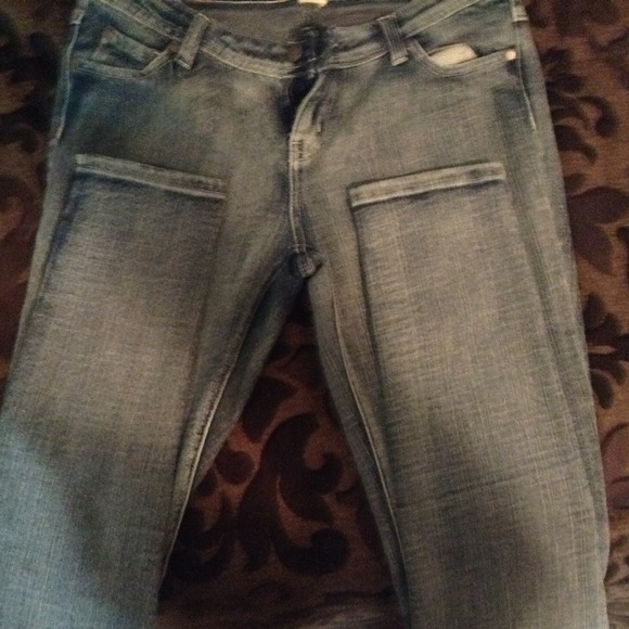 Skinny jeans- wet seal blue asphalt
