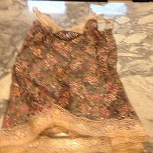 Flower lace camisole