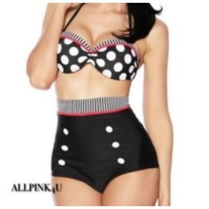 High waist bathing suit