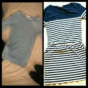 Banana Republic Dress & Victoria Secret Sweater