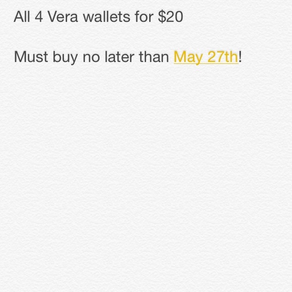 Bundle - Vera Bradley wallet - Picture 4 of 4