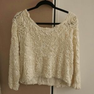 Crop top sweater.