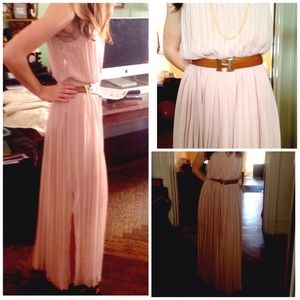 Light Pink Maxi dress.