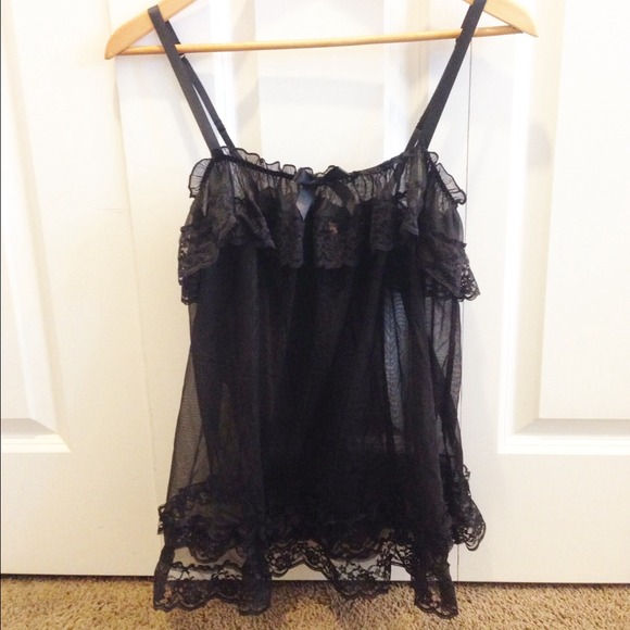 Victoria's Secret 2-piece Black Sheer Lingerie