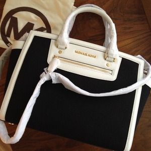 MICHAEL Kors Selma Two Tone Black n White