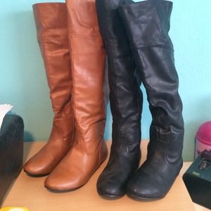2 Pairs of Super Cute Knee high boots