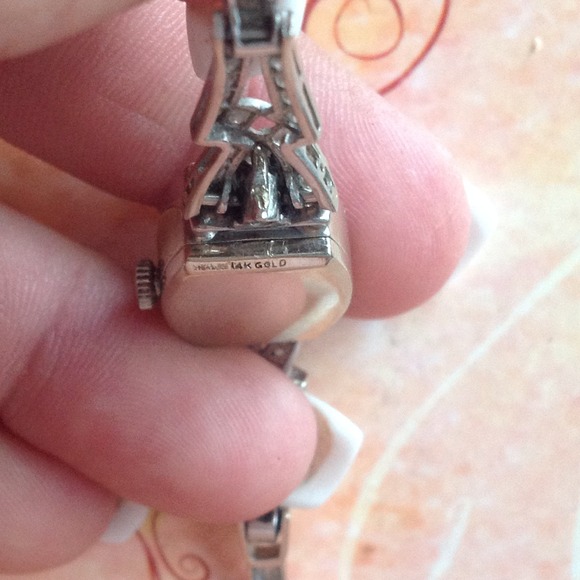 diamond watch bracelet band Antique - Picture 2 of 4