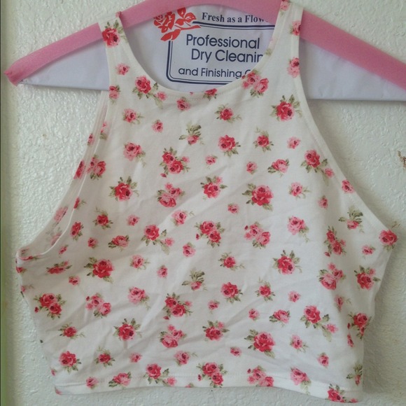 Floral crop top