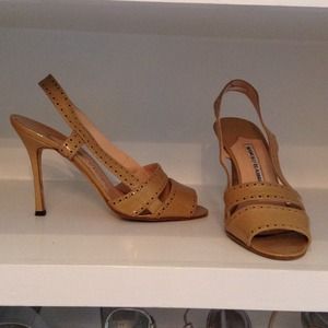 Manolo Blahnik strappy heels