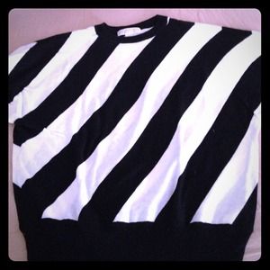 Black and cream Michael Kors sweater