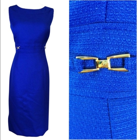 Tahari ASL Dresses & Skirts - Cobalt/Royal Blue Sleeveless Dress