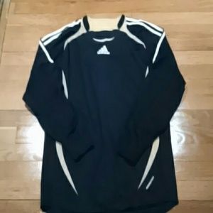 Men's Adidas Formation black soccer shirt