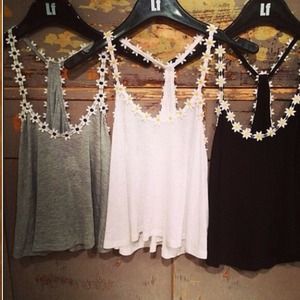 Lf daisy grey tank