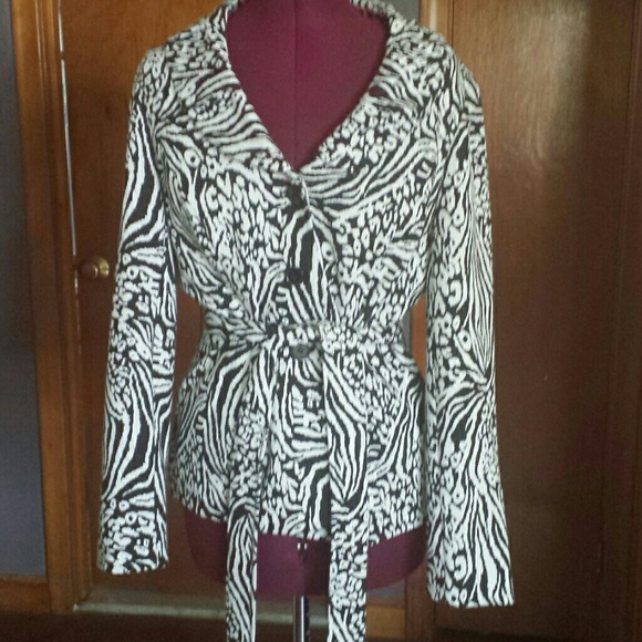 Zebra print jacket