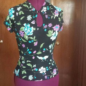 Sexy Flower black top