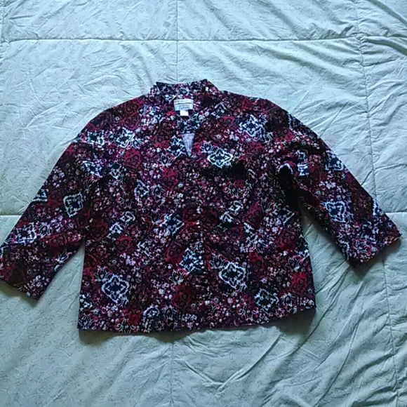 Floral Christopher & Banks Jacket