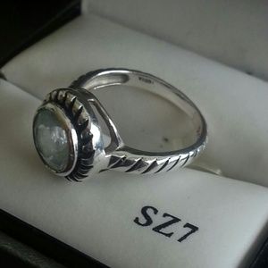 Sterling Silver David Yurman Inspired ring size 7
