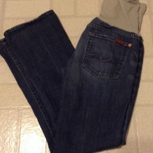 Maternity 7 for all Mankind jeans