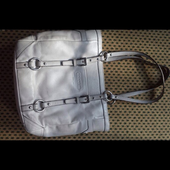 White coach purse