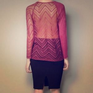 Zara open back sweater