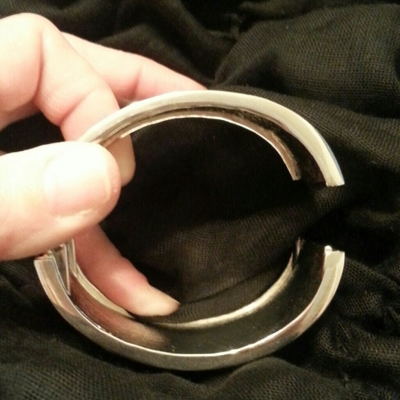 Silver Bangle Bracelet - Picture 3 of 3