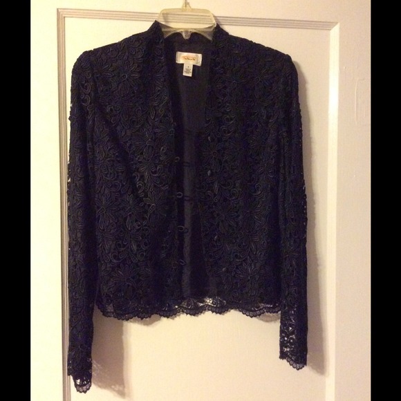 Talbots Jackets & Blazers - SOLD 🎉HP 11/30/14🎉 Talbots black jacket/top