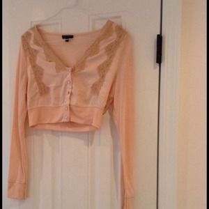 Top Shop button-down crop top