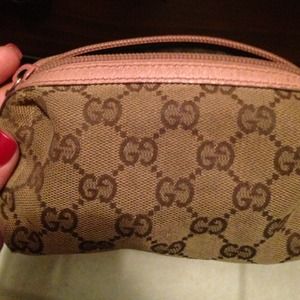Gucci makeup bag