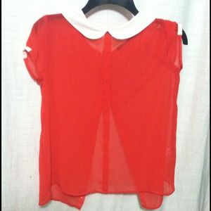 New flowy zara Peter Pan neckline