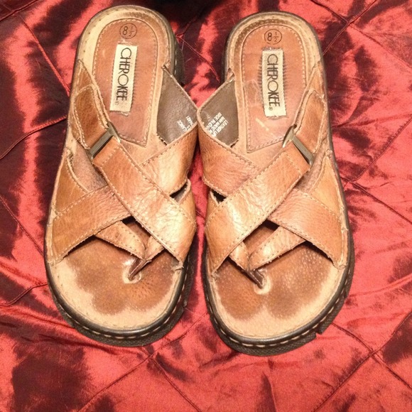 Leather sandals size 8.5...