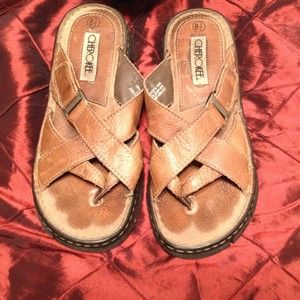 Leather sandals size 8.5...