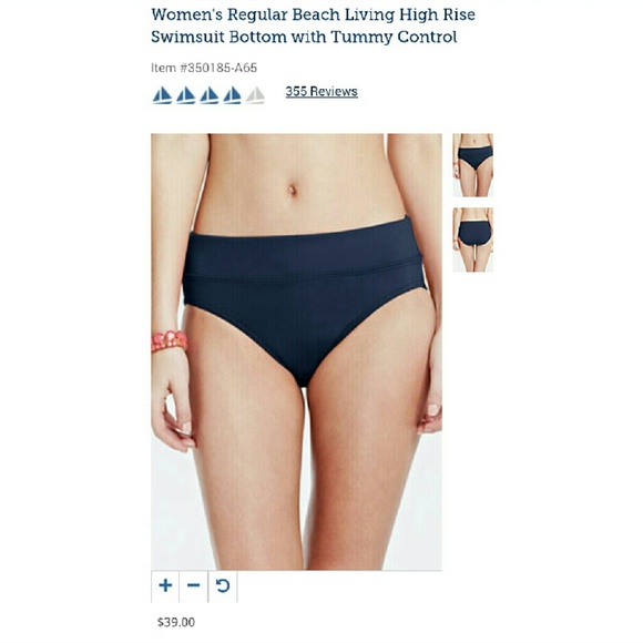 bikini bottom high waist control band flat belly
