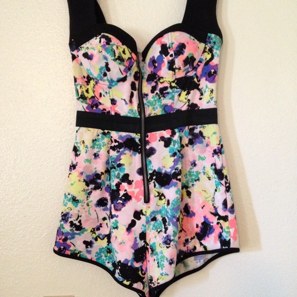 Printed Romper