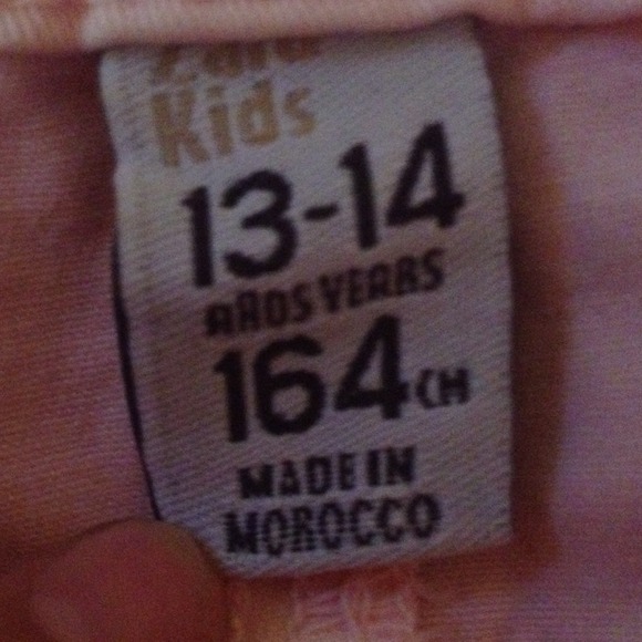 Light pink zara kids skinny jeans - Picture 2 of 2