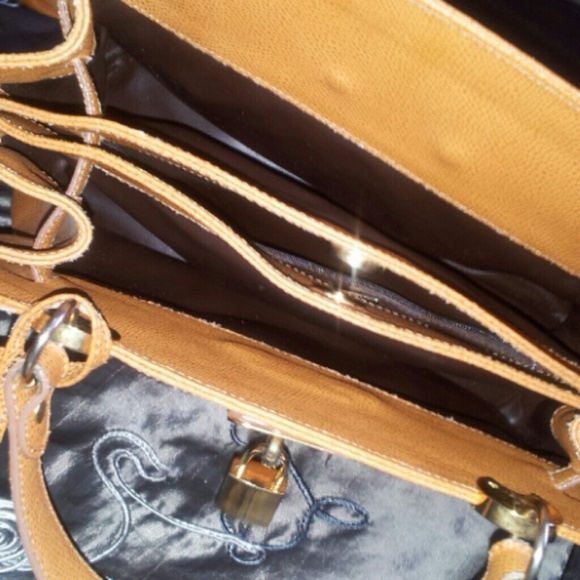 PIERO ACUTIS HANDBAG LEATHER TOTE MADE IN ITALY - Picture 3 of 4